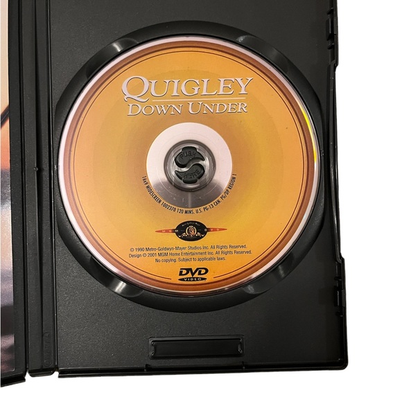 Quigley Down Under DVD with Tom Selleck - Picture 2 of 2